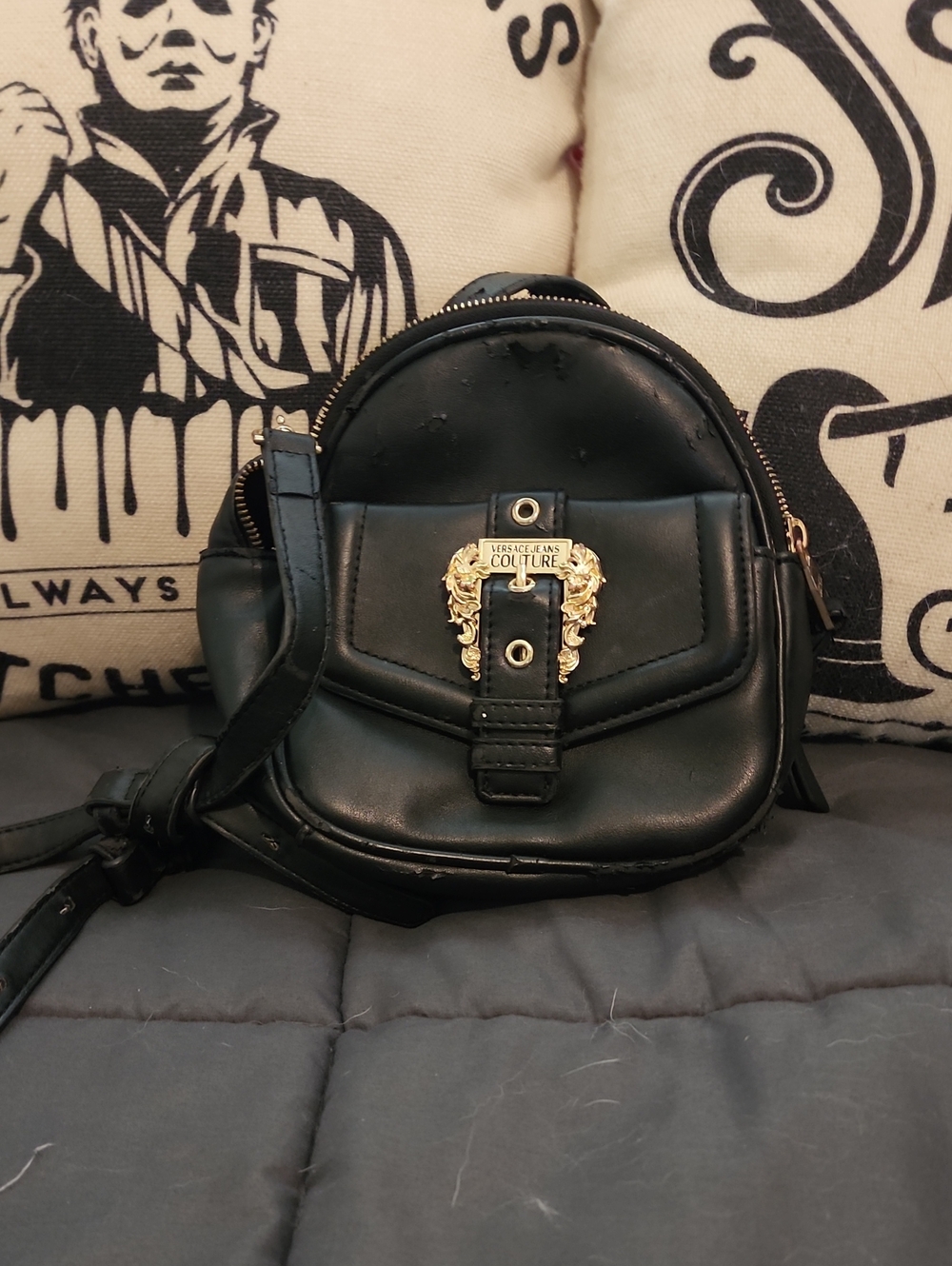 Authentic Versace Mini Backpack - CUTE!